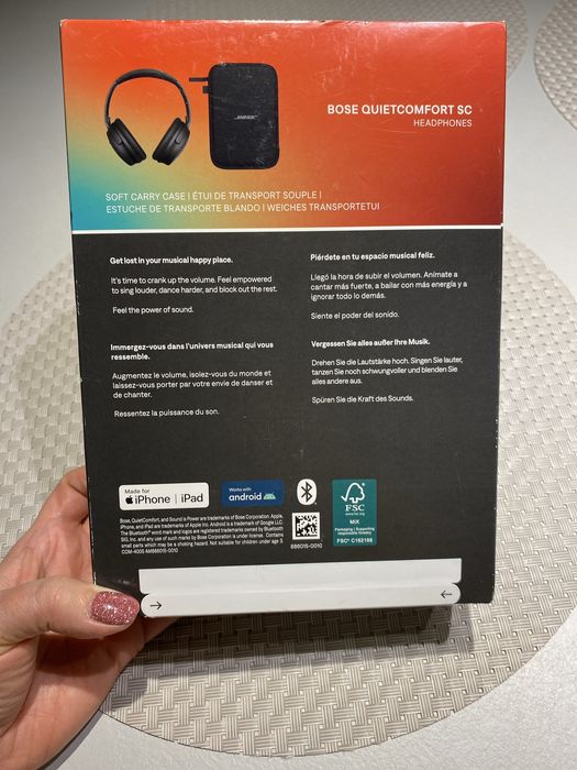 Bose sluchawki bezprzewodowe nauszne