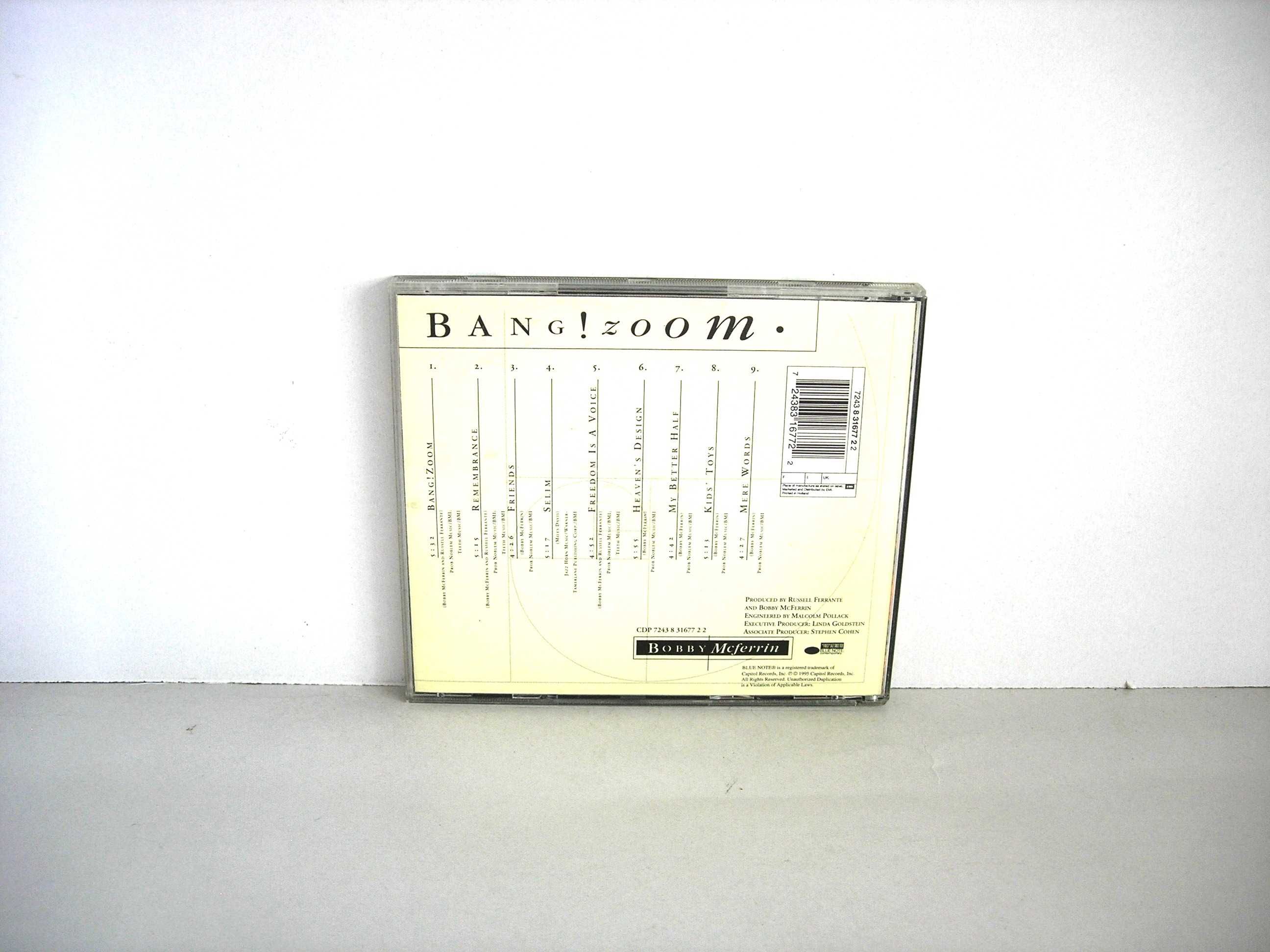 Bobby Mcferrin "Bang!Zoom." CD Blue Note 1995