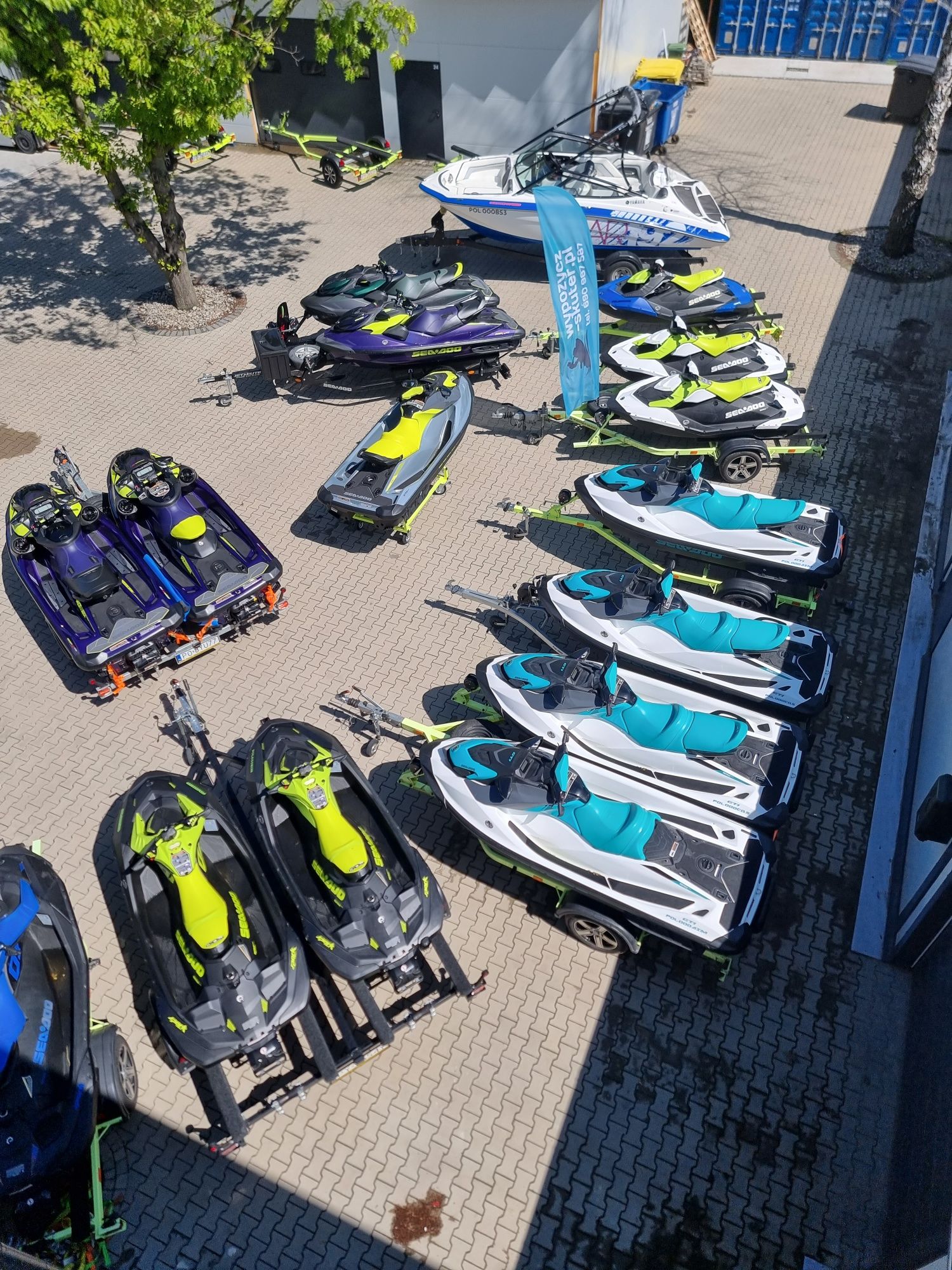 Wypożyczalnia skuterów wodnych Seadoo GTI130 GTI170 wynajem skuterów