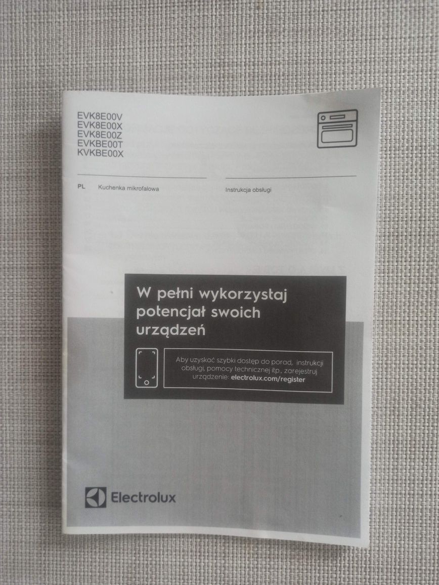 Kuchenka mikrofalowa do zabudowy Electrolux