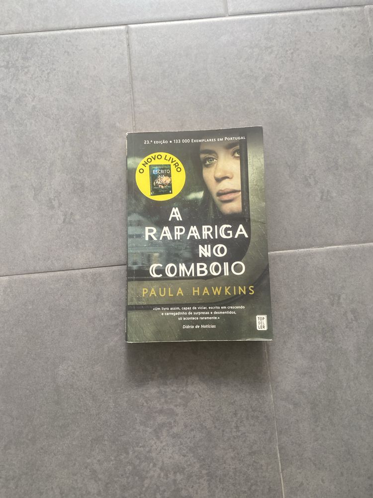 Livro a rapriga no comboio
