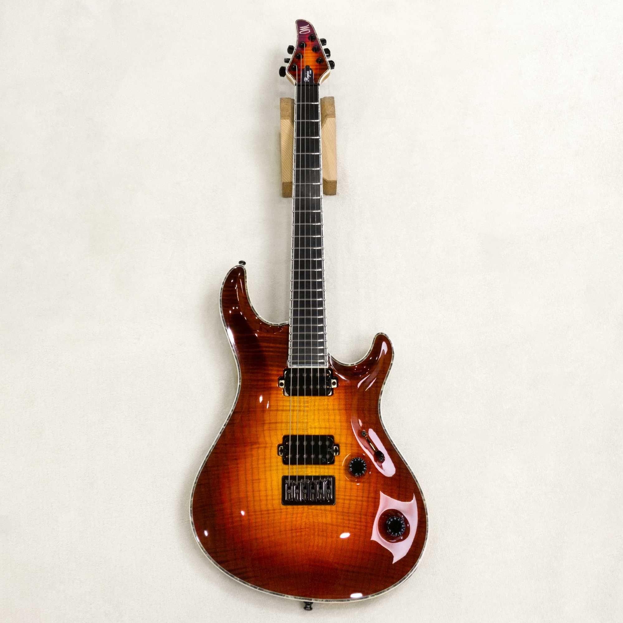 Mayones Regius Core 6 Lava Burst Bare Knuckle Hard Case Certyfikat