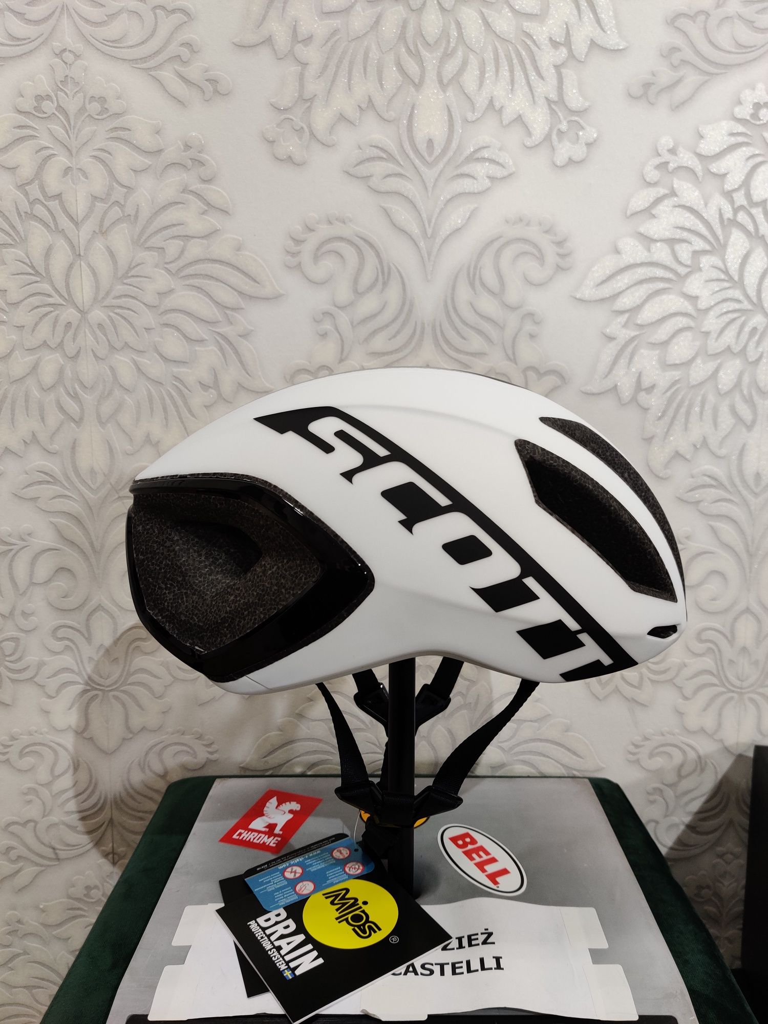 Kask rowerowy Scott Cadence plus aero pokrowiec MIPS L