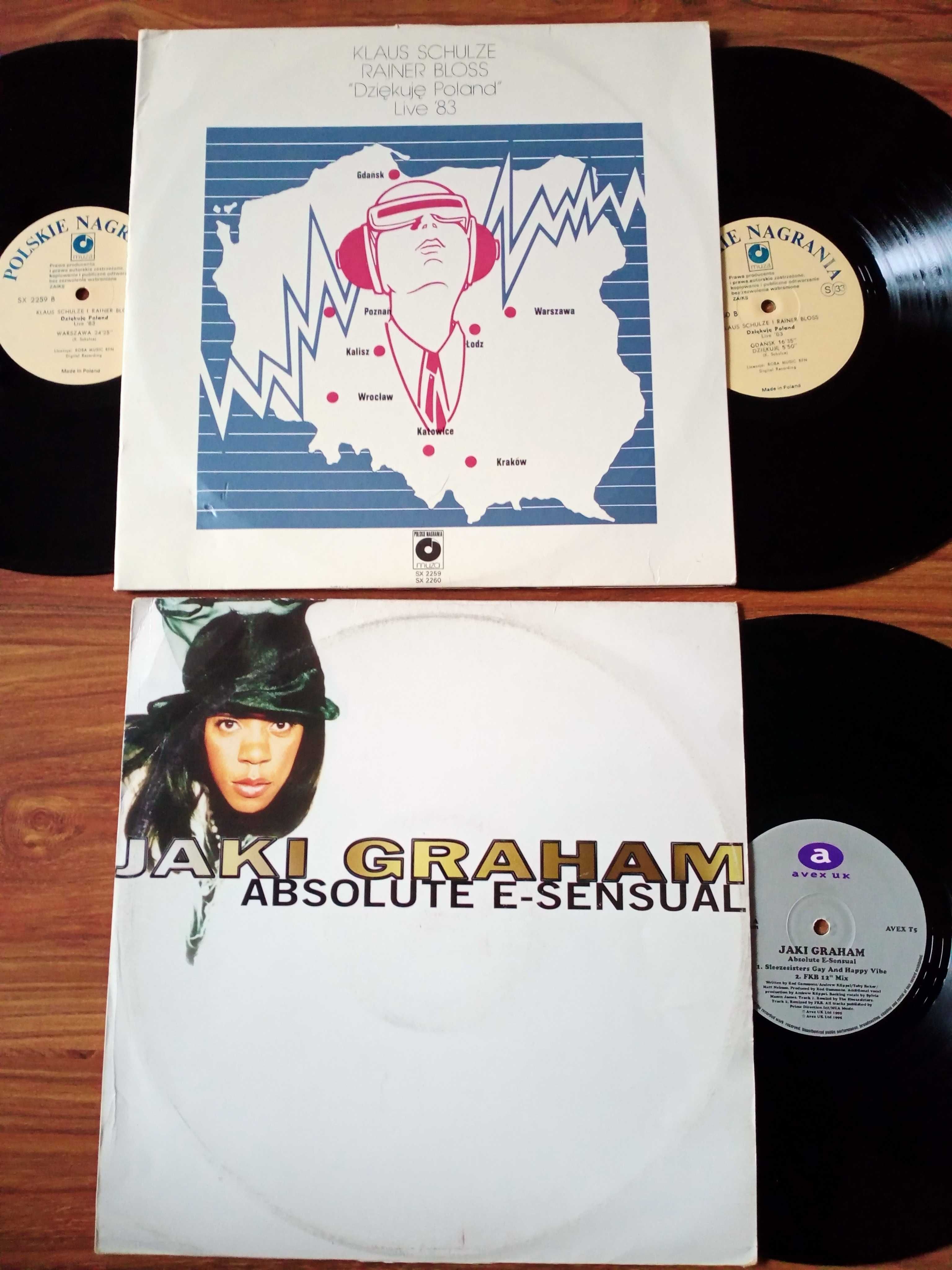 2 szt Elektrionic : Jaki Graham – Absolute E-Sensual , Dziękuję Poland