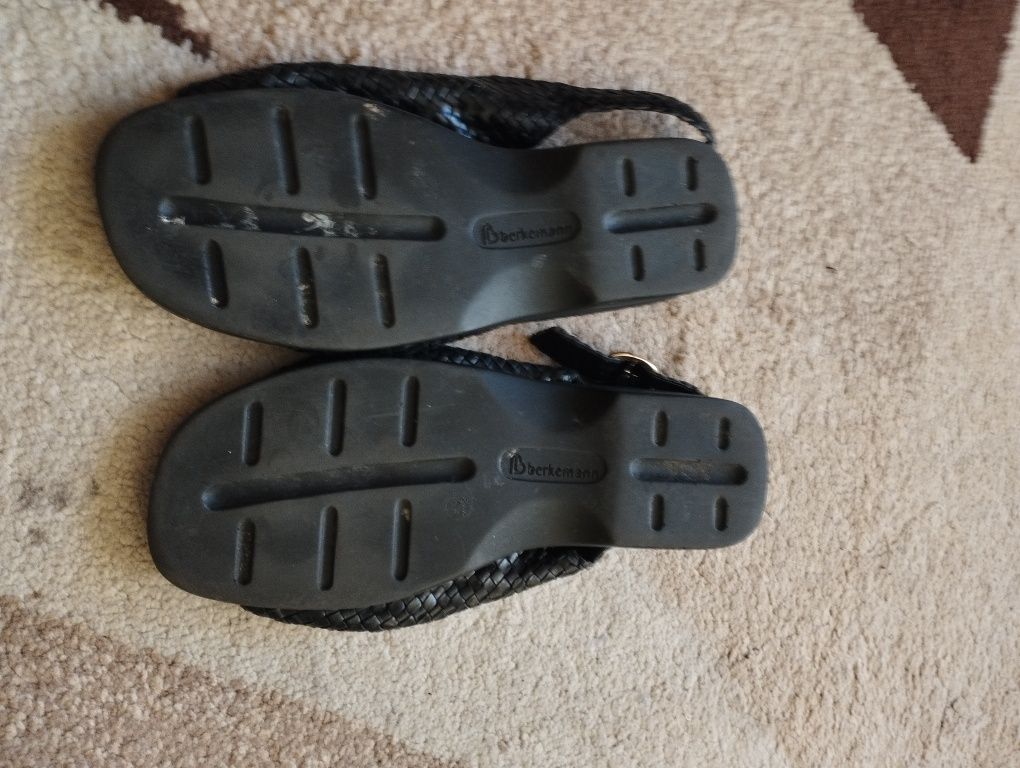 Sandały skórzane sandałki damskie rozmiar 4,5