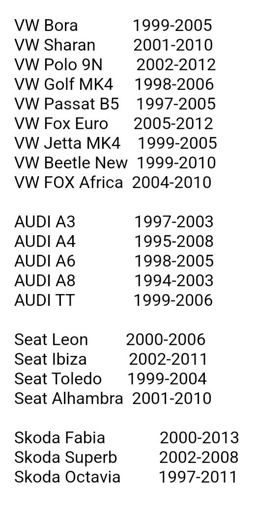 Ficha de ligação do comutador de ignição - grupo Volkswagen