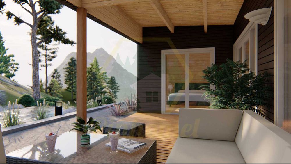 Casa de madeira lançamento