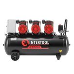 Компресор 100 л, 8 aтм, безмасляний, 2800 об/хв. INTERTOOL PT-0041.