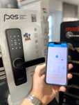 Электронный умный дверной замок c отпечатком пальца и камерой Face ID
