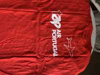 T-shirts “TAP Air Portugal” tamanho XL, novas, vermelha, branca