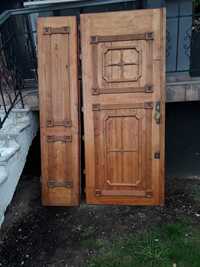 Drzwi retro drewniane