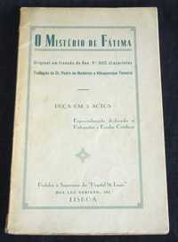 Livro O Mistério de Fátima Peça em 3 Actos 1939