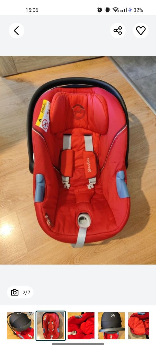 Cybex nosidło Anton M I fotelik sirona M2 i-size z bazą