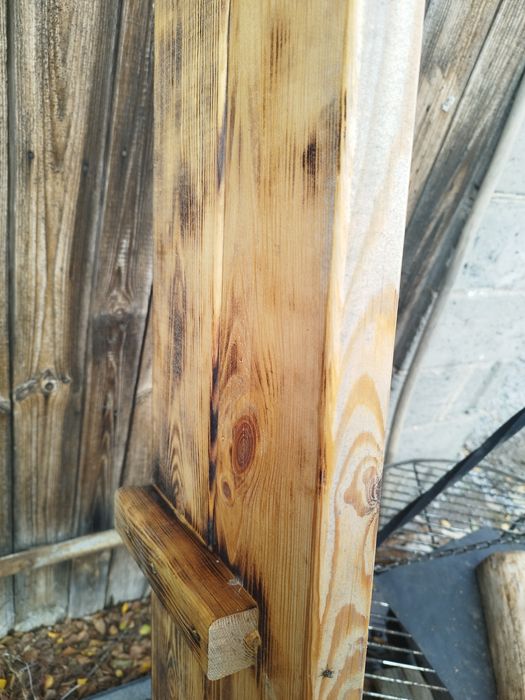 Ramka drewniana obramówka nagrobka sosna dąb