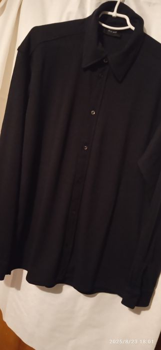 Рубашка-батник, чёрная "Hugo Boss"