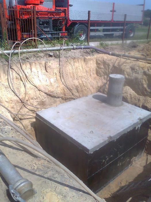 Zbiornik na deszczówkę ścieki szambo betonowy 8m3l atest aprobat