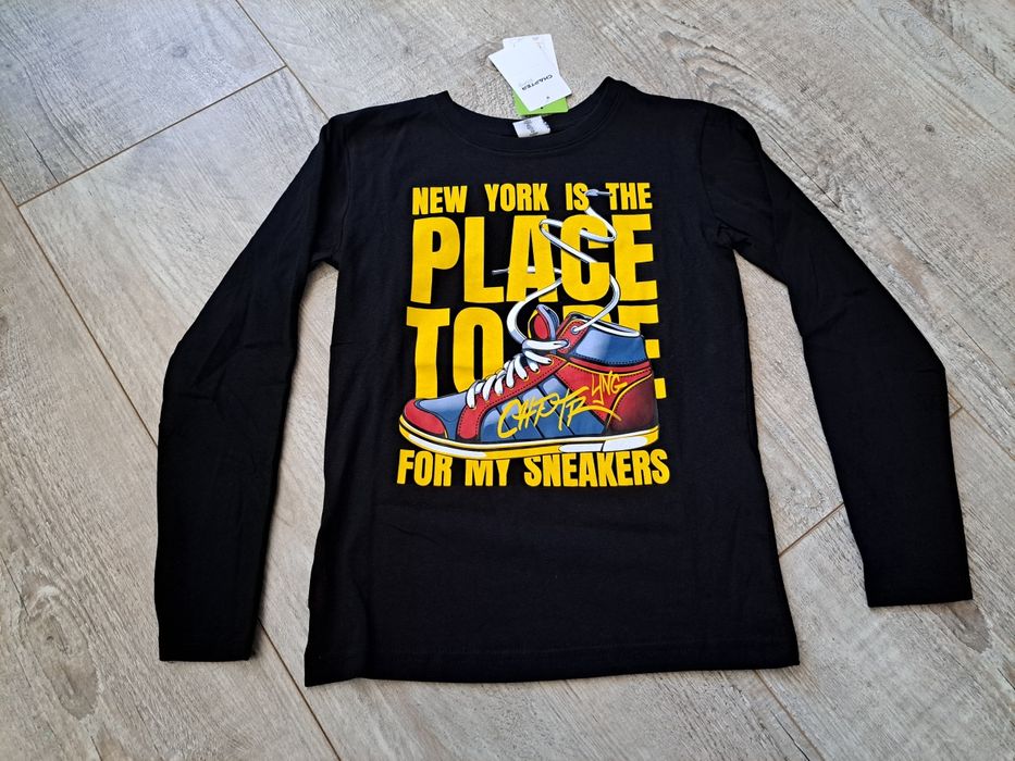 T-shirt chłopięcy z dł. rękawem - rozm 134/140