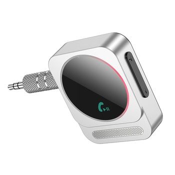Borofone Odbiornik dźwięku Bluetooth AUX BC52 True Way srebrny