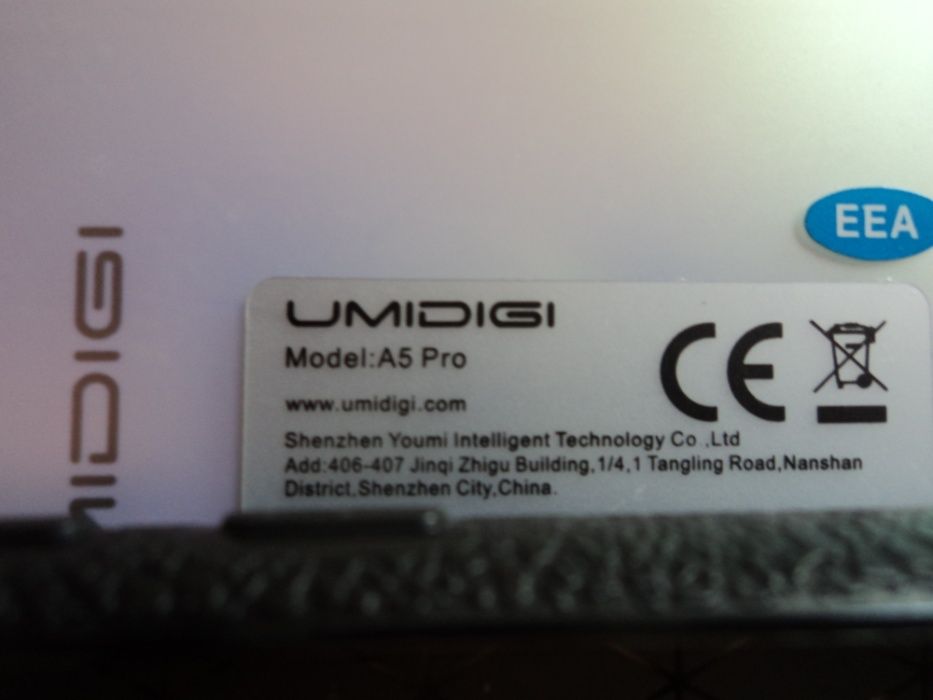 Umidigi A5 Pro 4GB RAM 32ROM + cartao de memoria 64