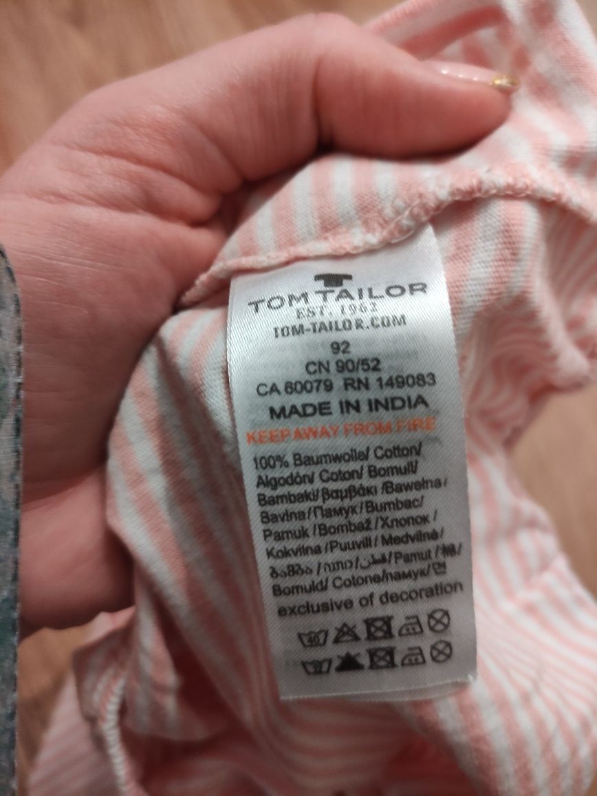 Bluzeczka w paski dla dziewczynki 92 Tom Tailor