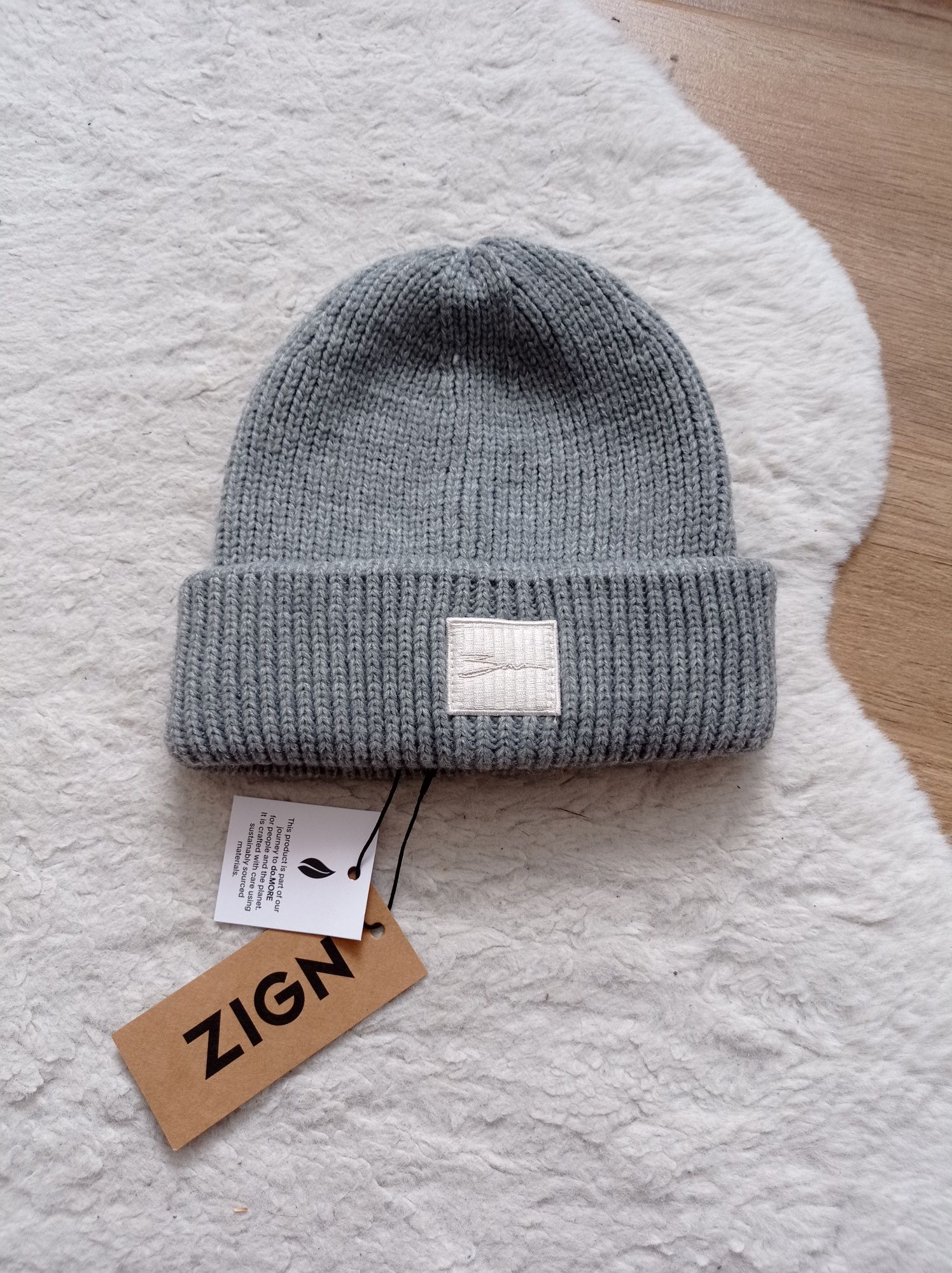Czapka szara Zign