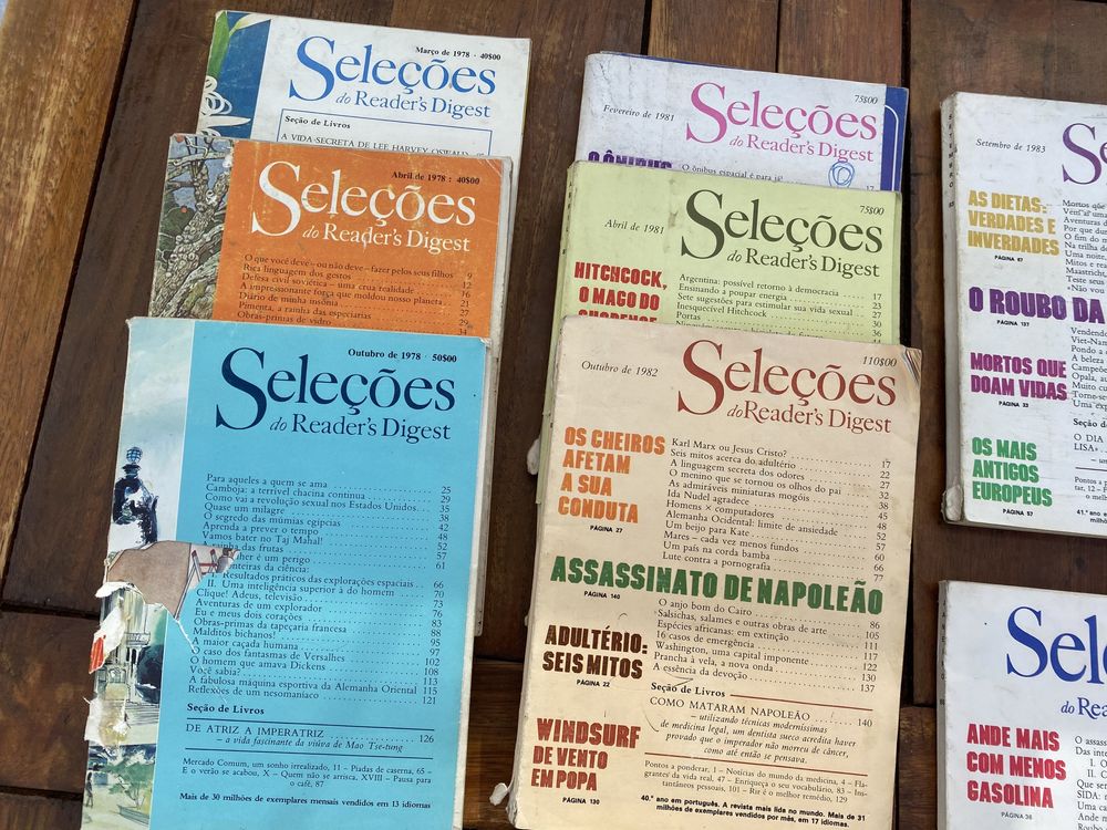 Revistas Seleções Reader’s Digest