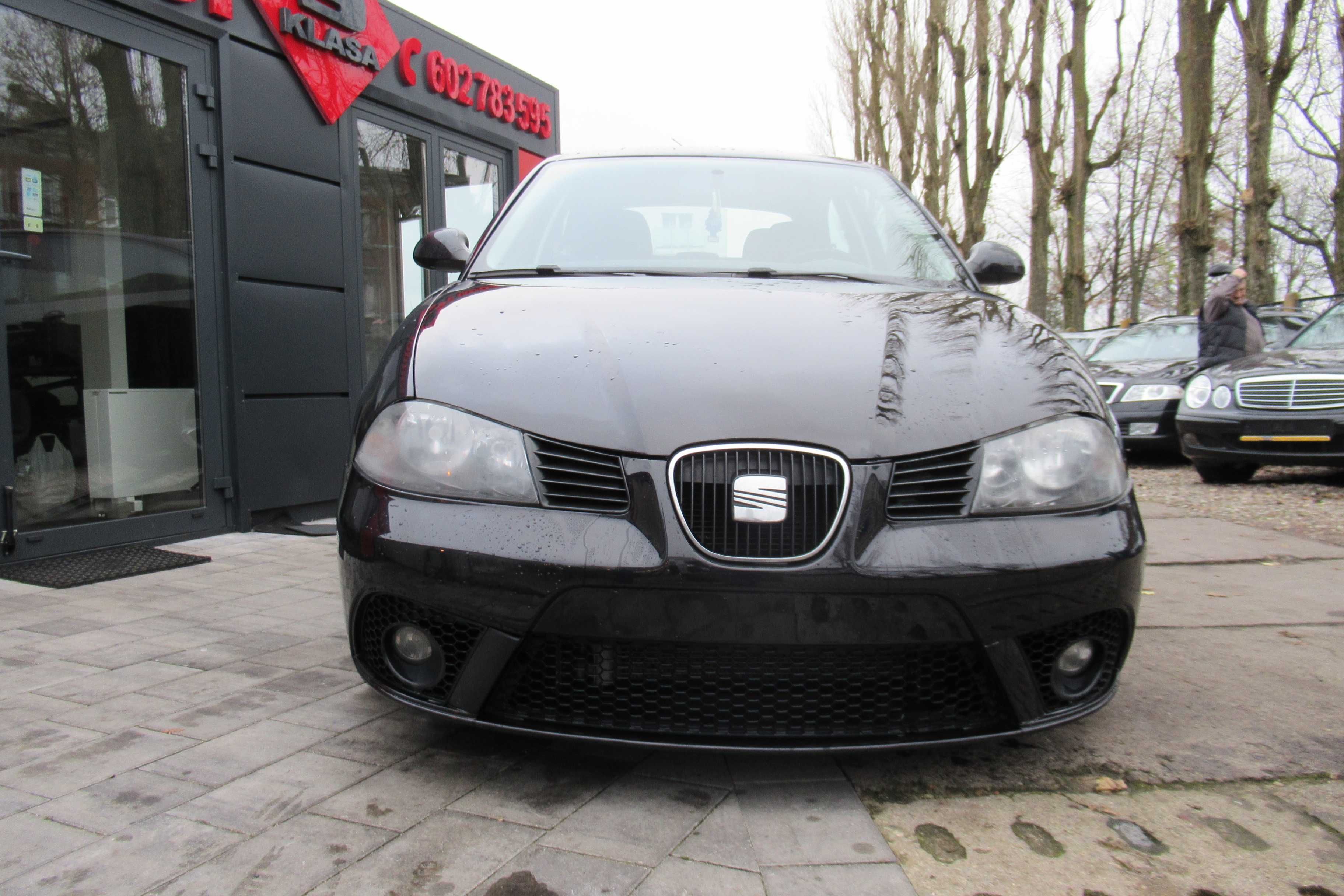Seat Ibiza 3 III po liftingu czarna benzyna 1.4 ładna wersja alufelgi