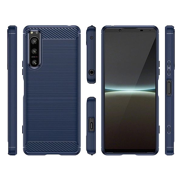 Thunder Case etui Xiaomi Poco M4/5G silikonowy pancerny pokrowiec nieb