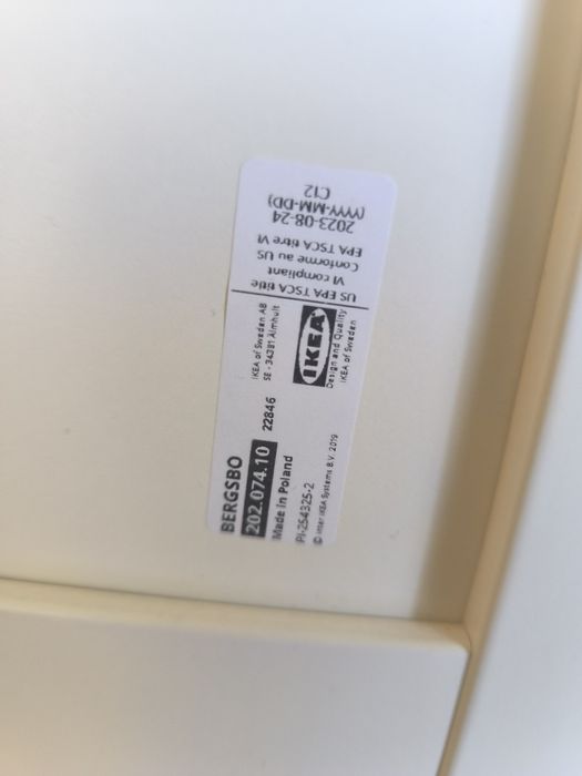 Drzwi bergsbo 50x195cm ikea