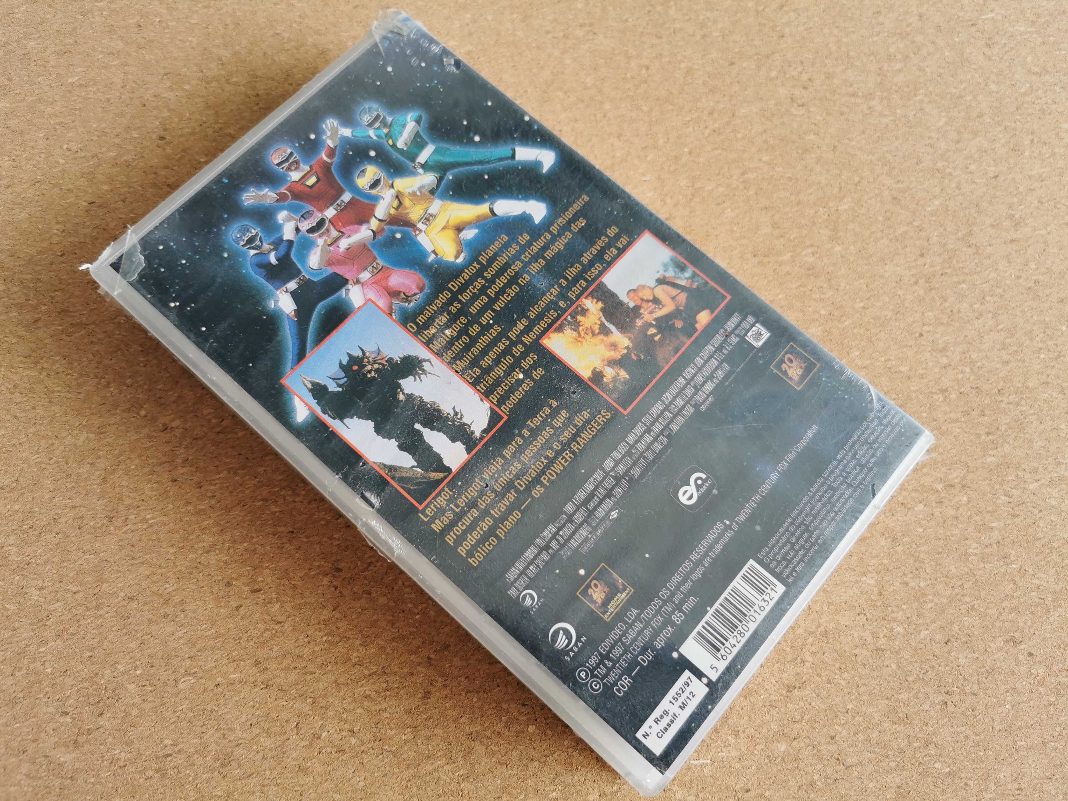Turbo Power Rangers O Filme VHS Novo