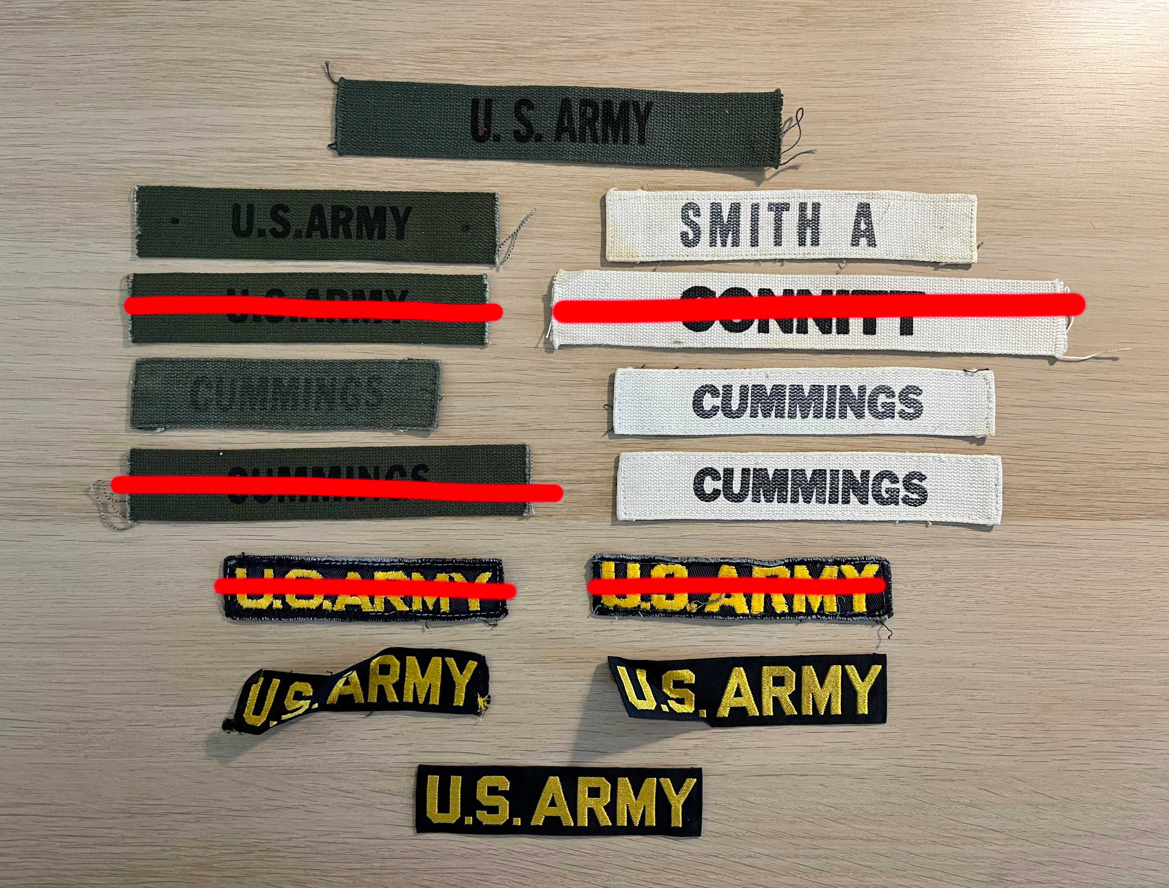 Naszywka USA - Tape "US ARMY" (military, patch)_