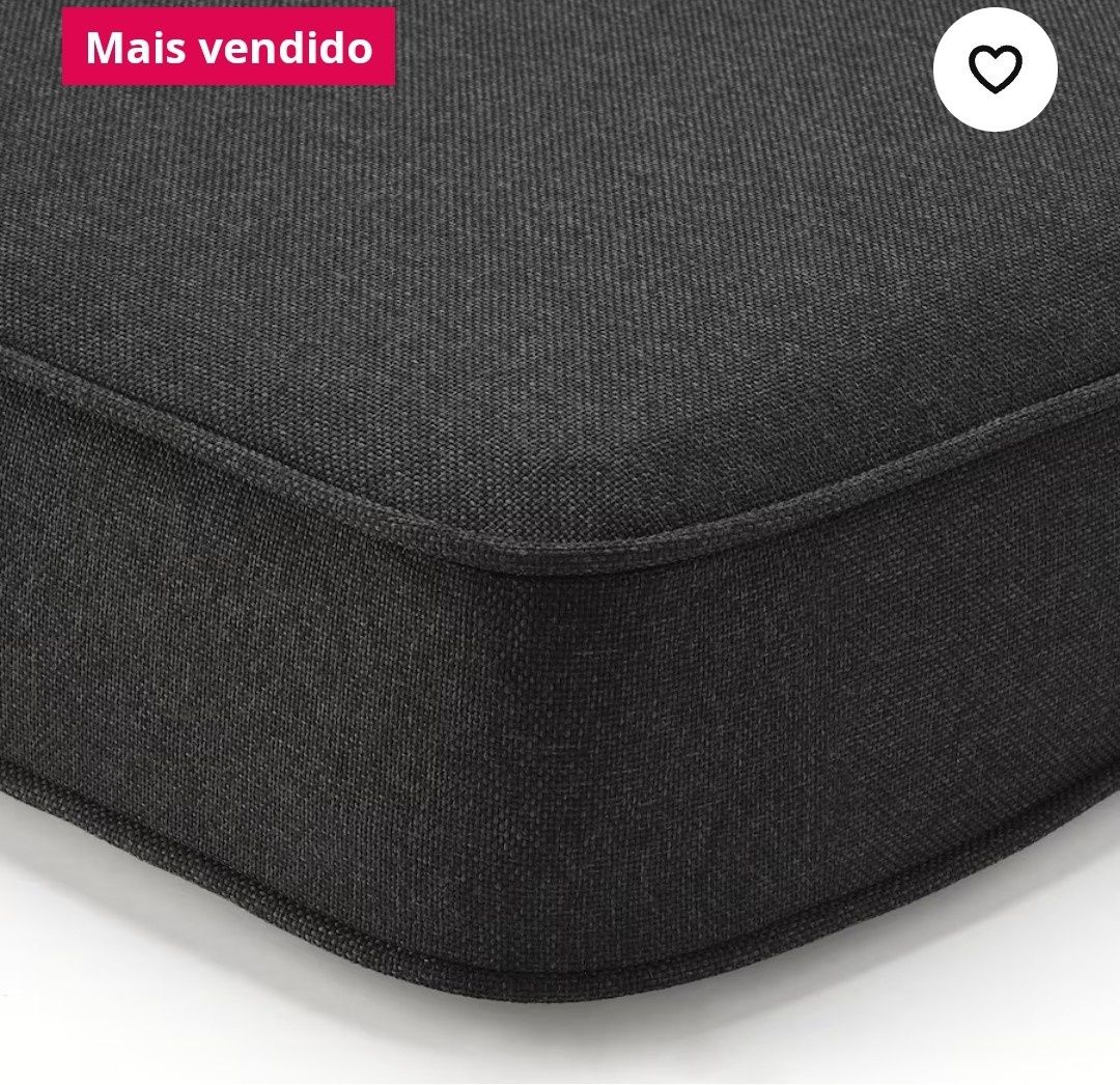 Almofadas para assento antracite IKEA JÄRPÖ