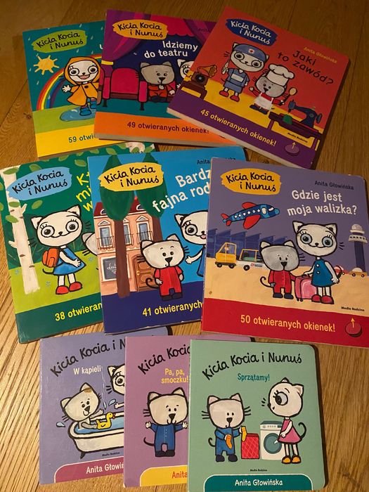 Kicia kocia z okienkami zestaw książek