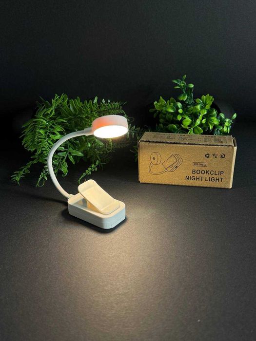 lampka do czytania książek led nocna biurkowa bezprzewodowa z klipsem