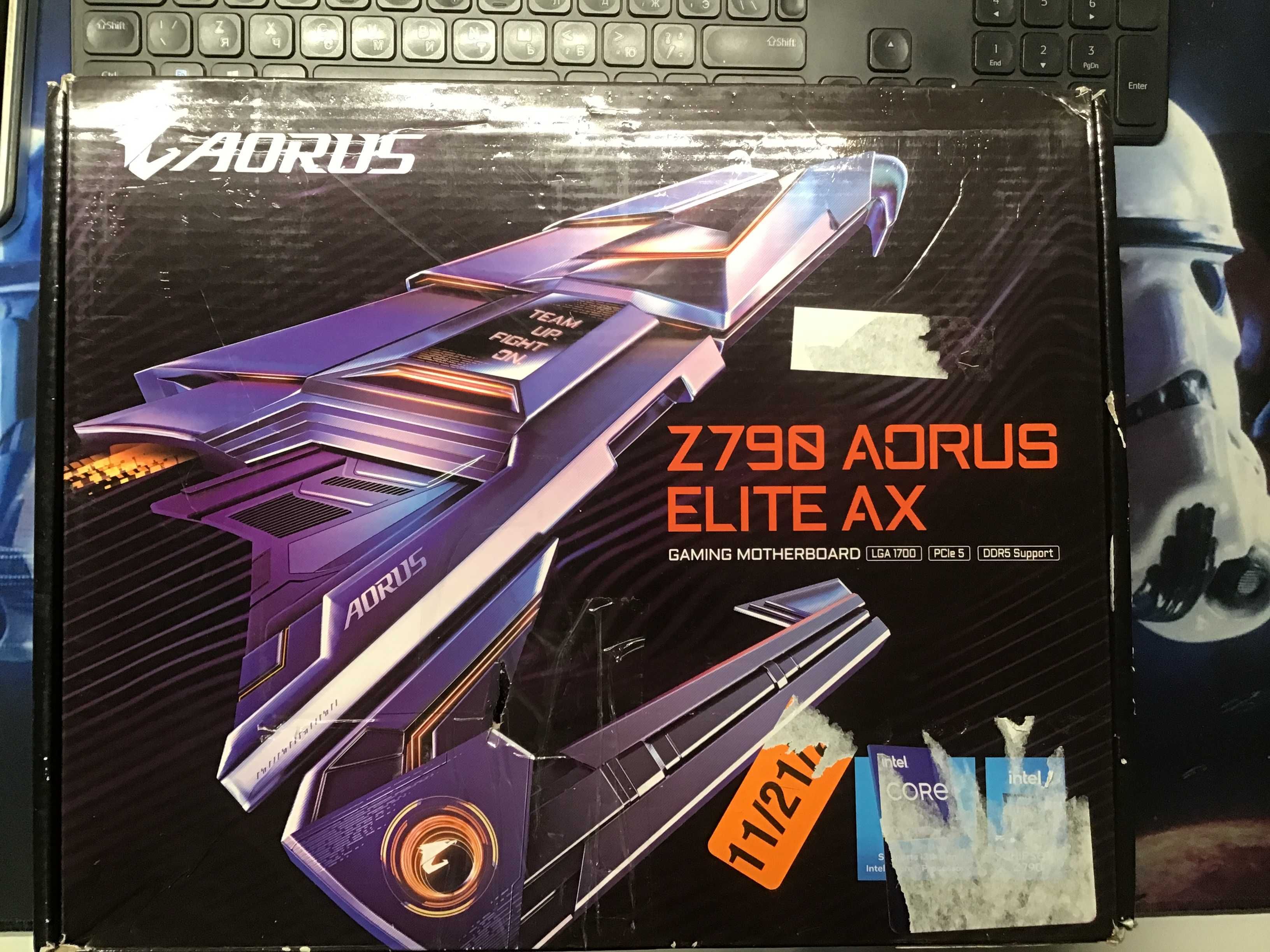 Материнская плата Gigabyte Z790 Aorus Elite AX LGA1700, DDR5, Флагман!