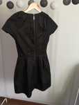 Czarna sukienka taliowana 34 xs