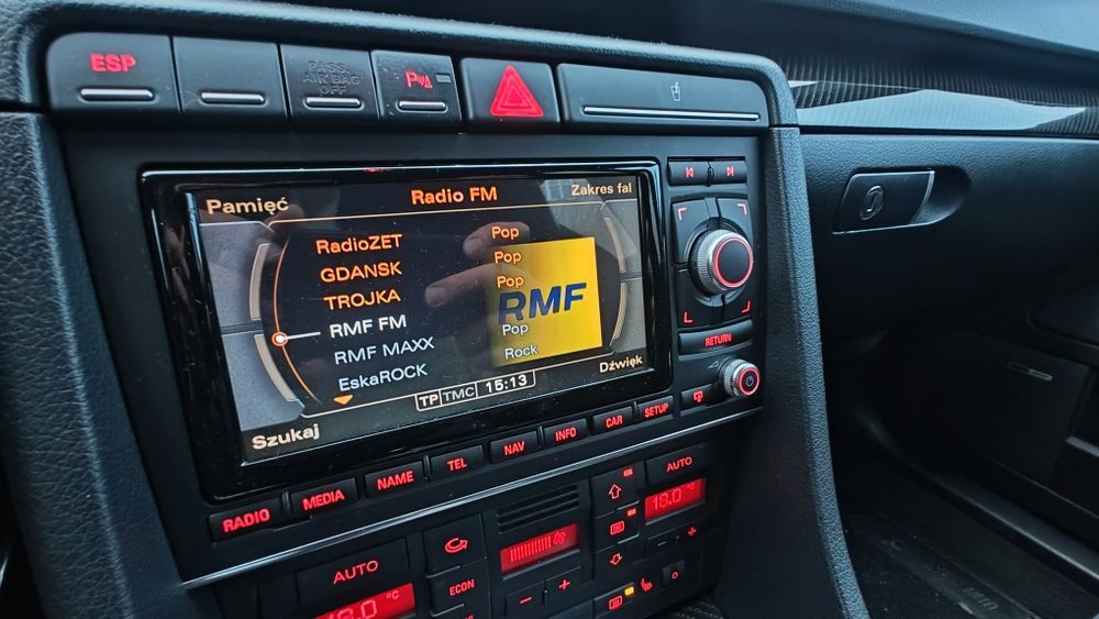 Radio RNS-E LED Audi A4 B6 B7 Seat Exeo