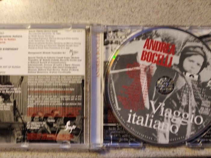 CD Andrea Bocelli Viaggio Italiano Polydor 1995
