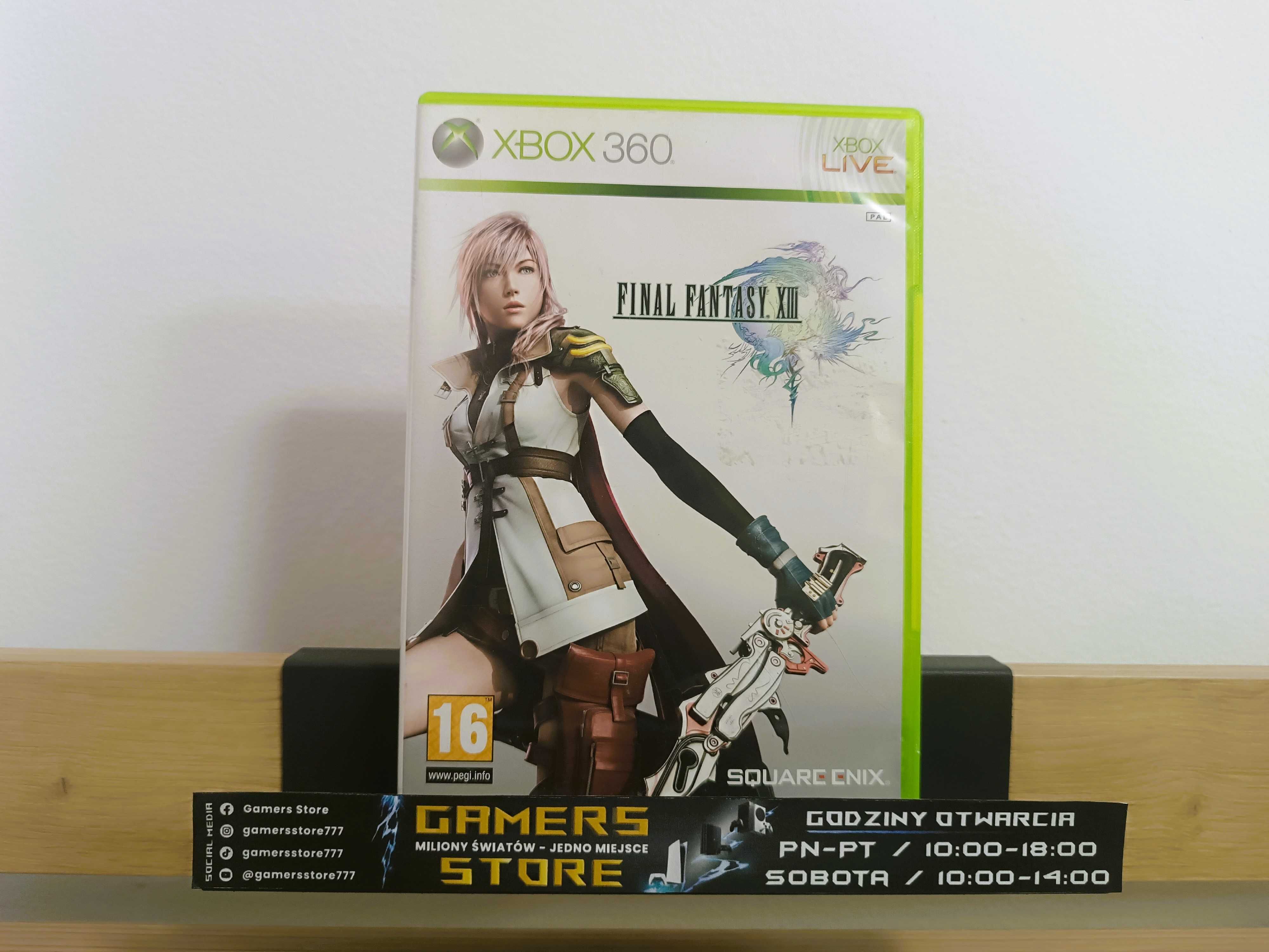 Final Fantasy XIII - Xbox 360 - GAMERS STORE -Piekne wydanie
