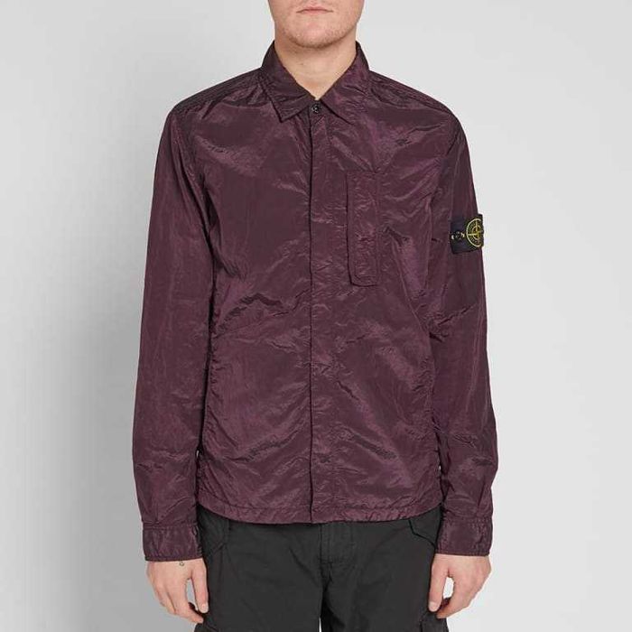 Сорочка STONE ISLAND 10844 Nylon Metal Colour Weft Purple