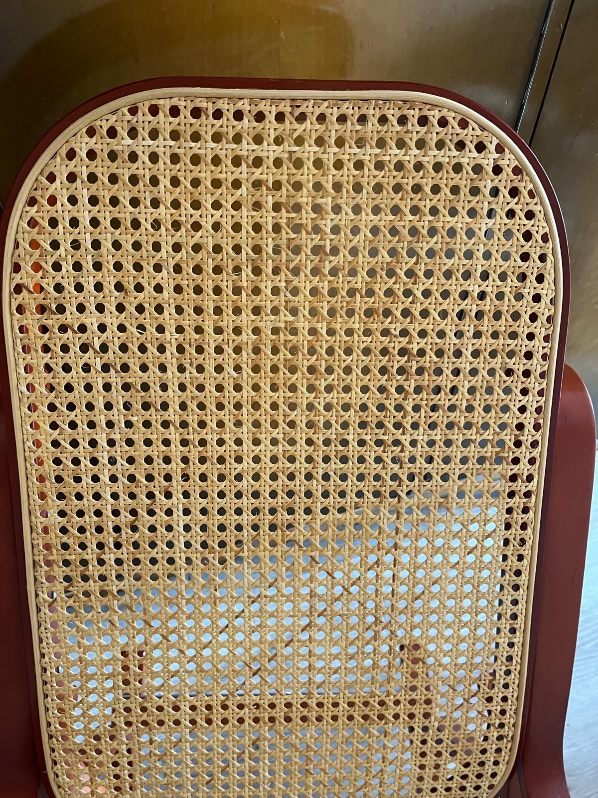 Fotel bujany rattanowy
