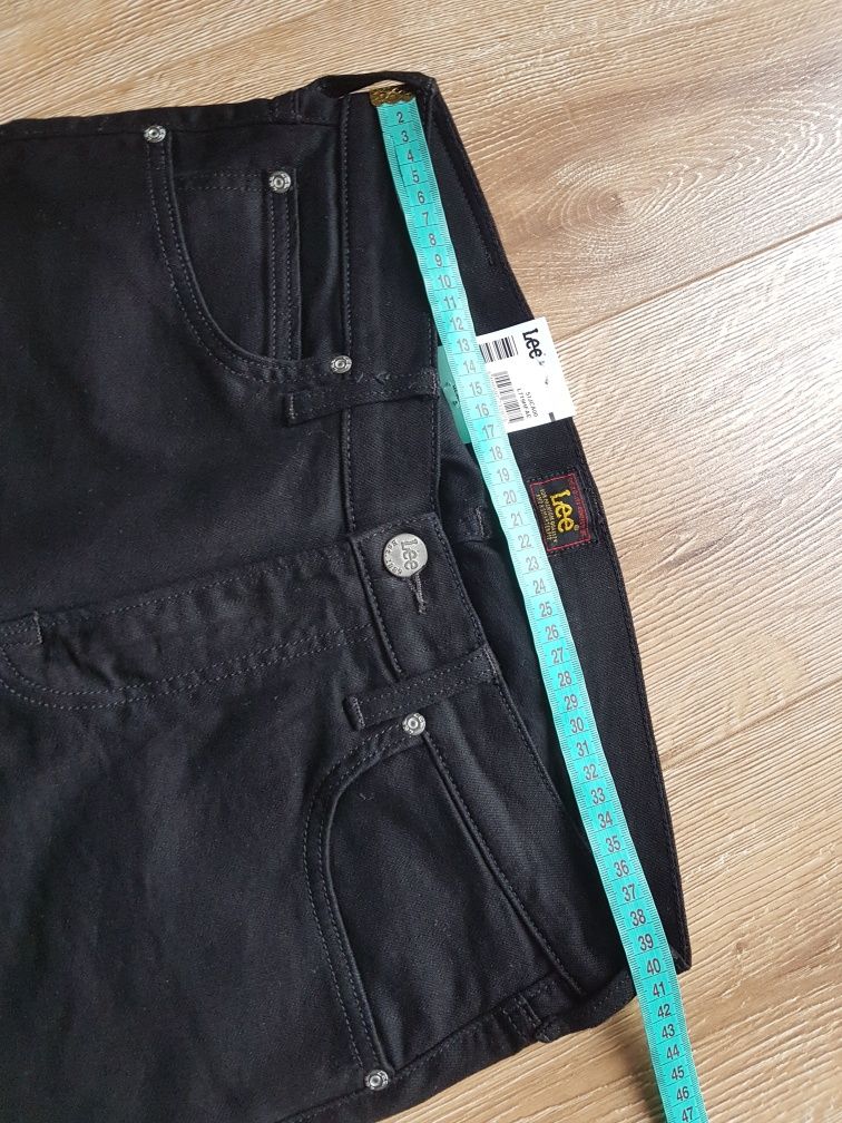 W31 L36 M Lee Luke slim Tapered spodnie jeansy męskie dżinsy czarne