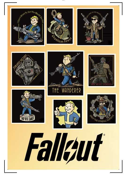 Стікерпак Fallout