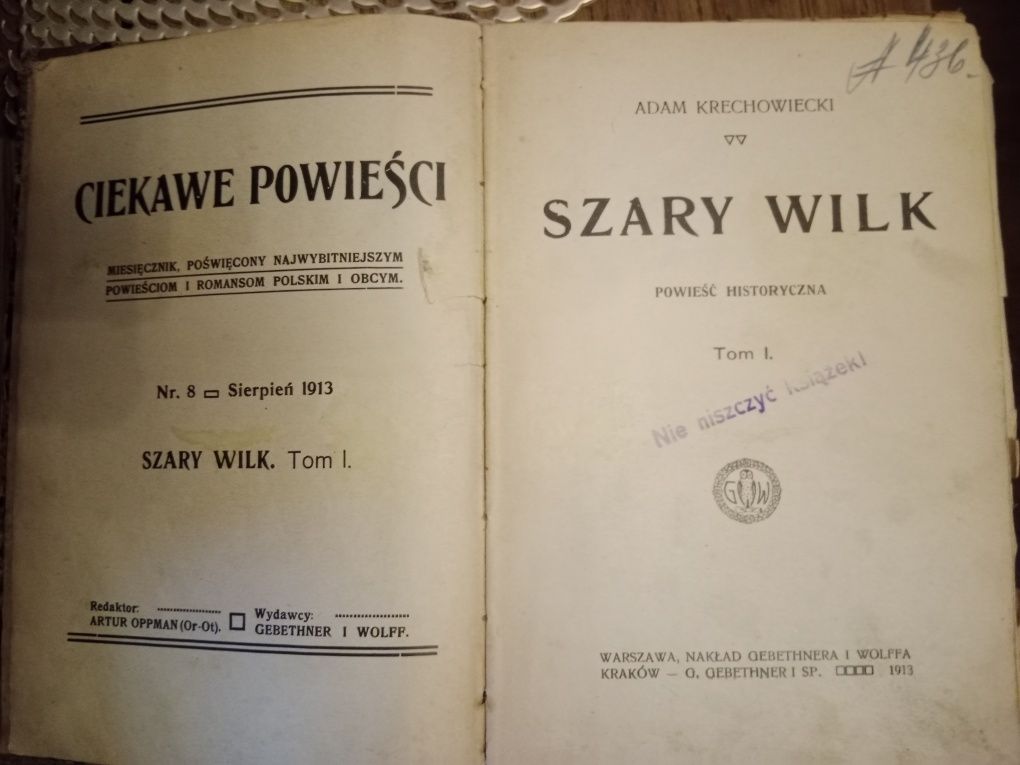 Szary Wilk książka