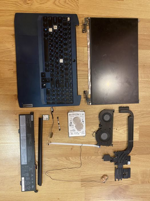 Розбір ноутбука Lenovo ideapad gaming 3 15imh05