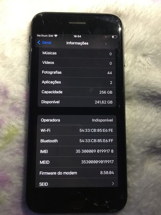 Iphone 8 usado ,256GB,bateria 100%