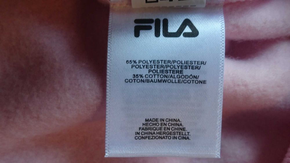 bluza Fila - lekko ocieplana.