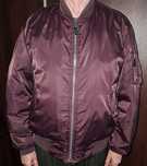 Kurtka 1992 Flyers MA-1 rozm. L Bomber Flejers Bordo Amerykańską USA