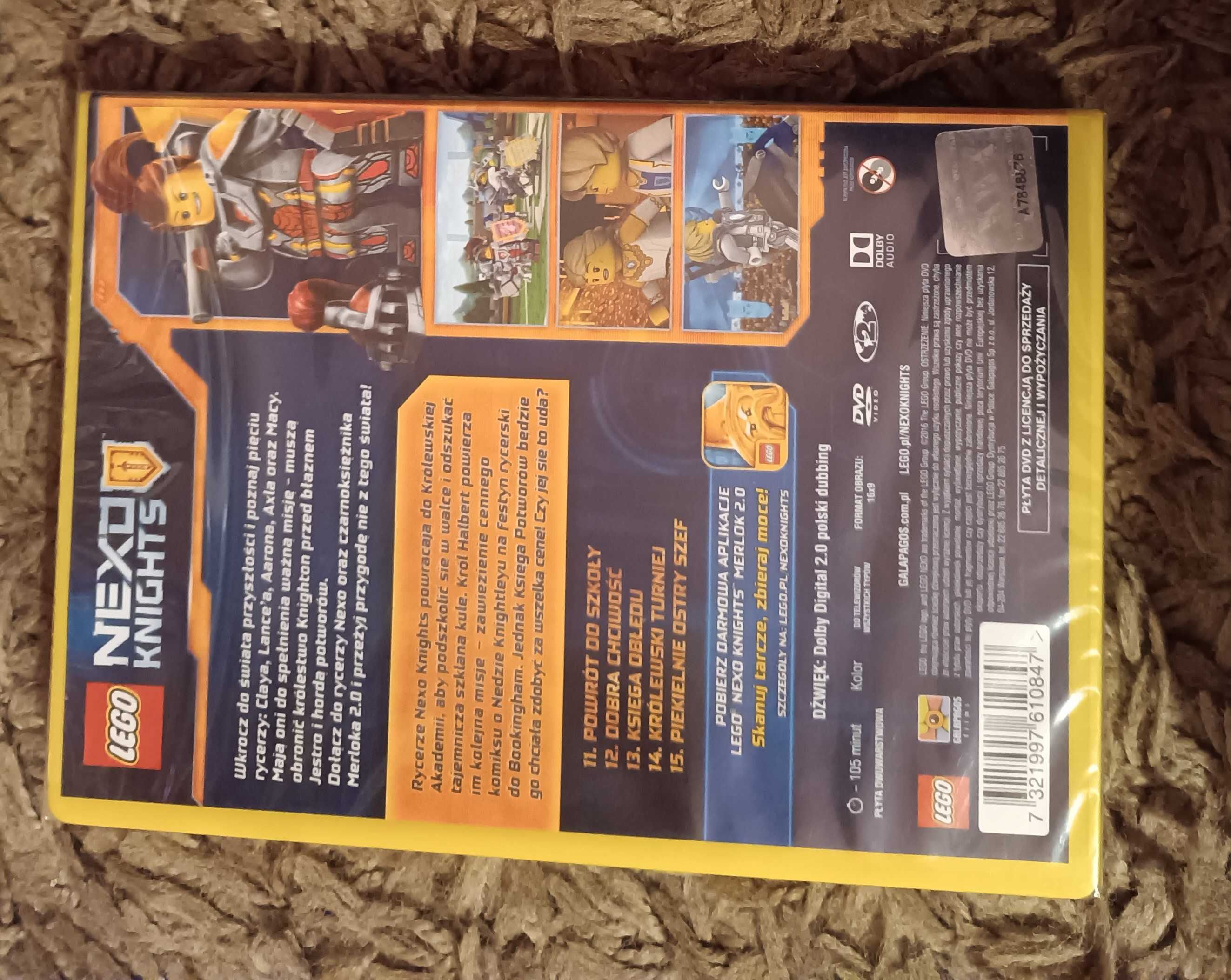 LEGO Nexo knights część 3 - film DVD 105 minut