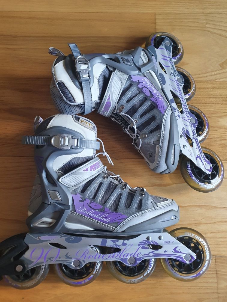 Rollerblade Activia Xt r 38 wkl 24 cm 90mm 84a sg7 rolki szybkie fit